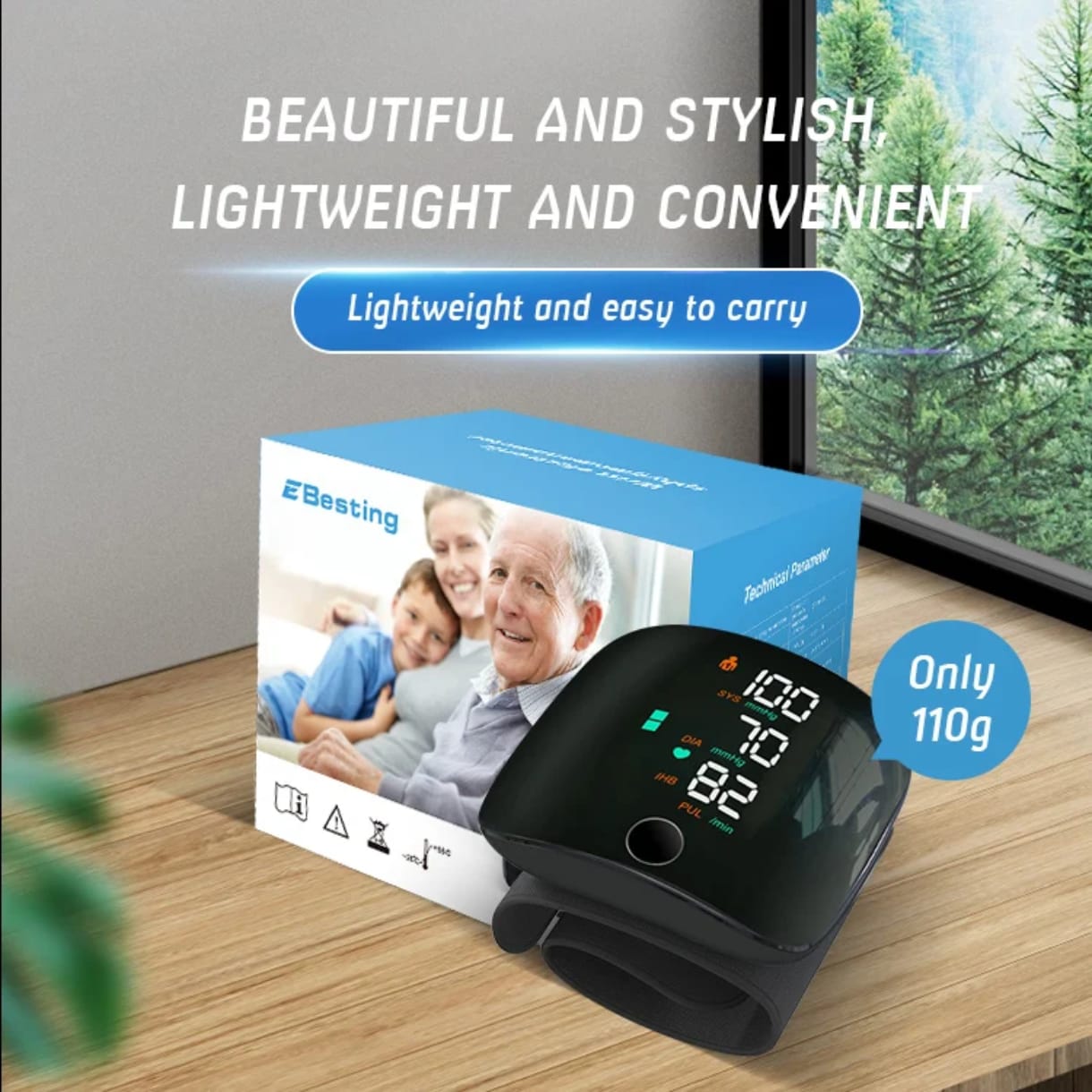 Tensiomètre Électronique Intelligent au Poignet