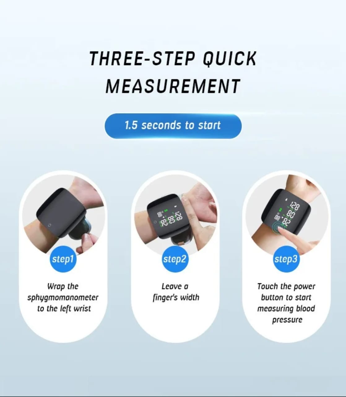 Tensiomètre Électronique Intelligent au Poignet
