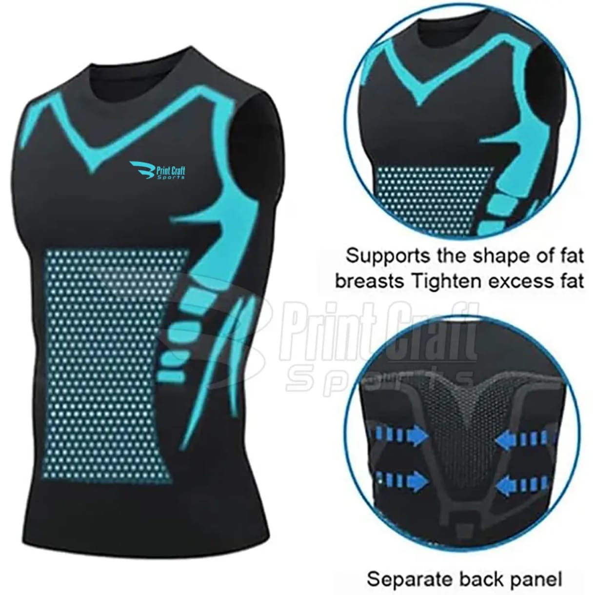 Débardeur de compression homme – confort sportif &amp; maintien
