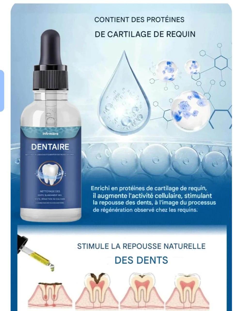 Sérum Dentaire Repair+ – Prenez soin de votre sourire au quotidien