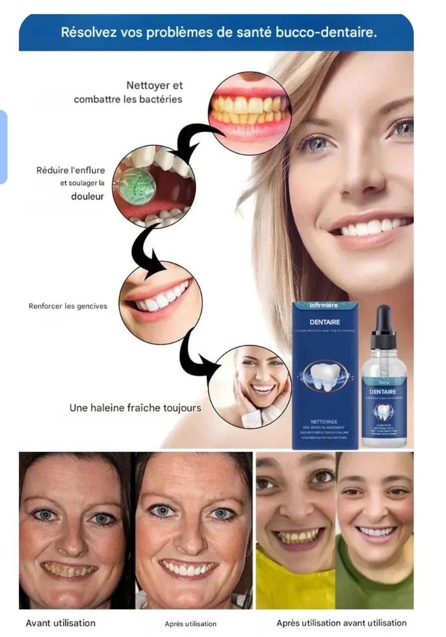 Sérum Dentaire Repair+ – Prenez soin de votre sourire au quotidien