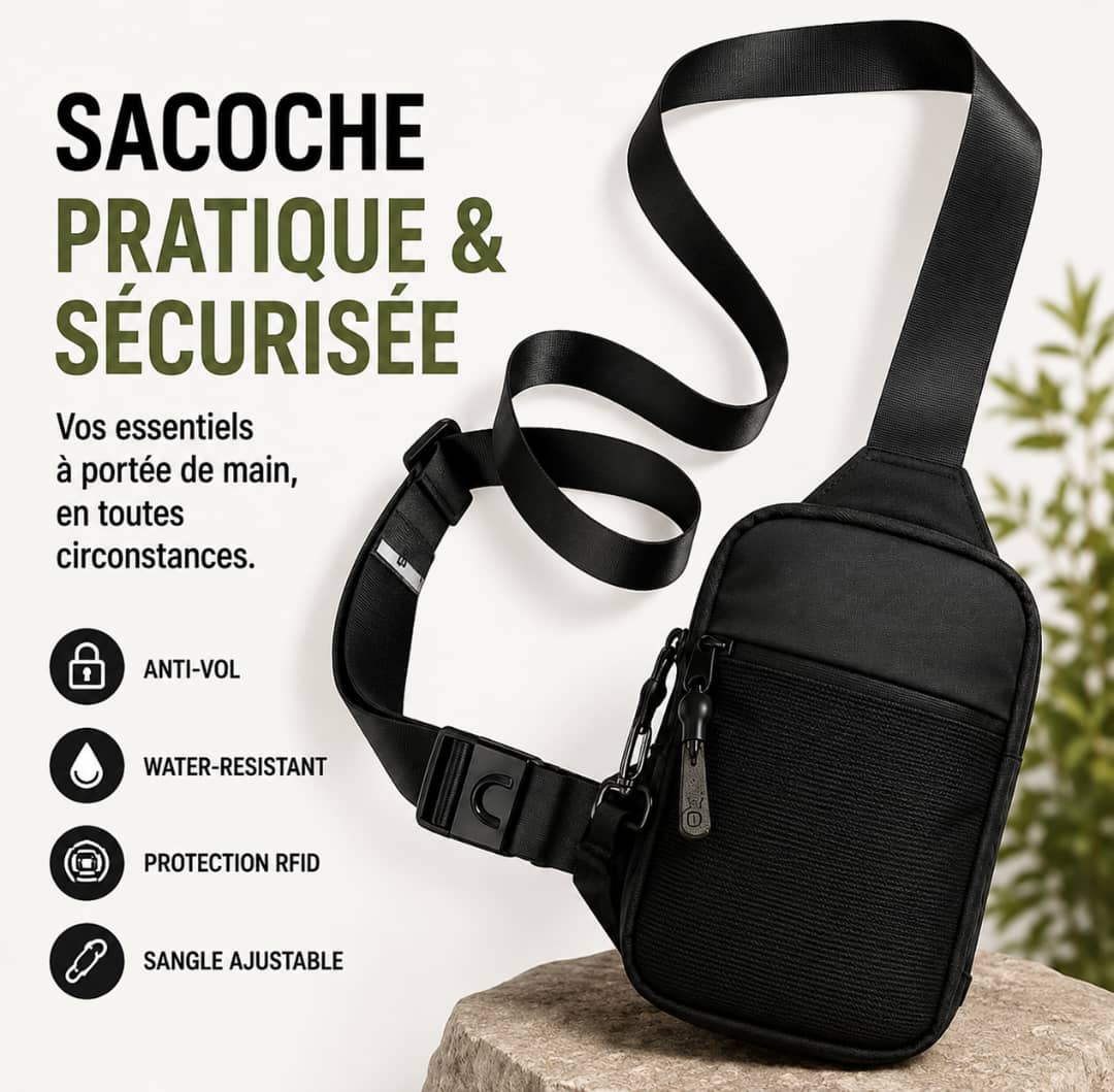 Sacoche KAVERO® – Sécurité &amp; confort au quotidien